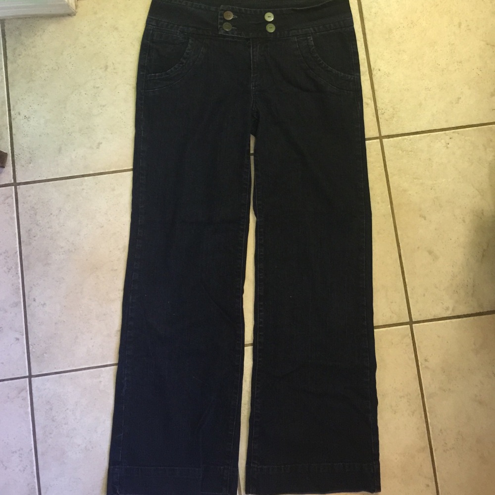 Kick it Wideleg Darkwash Jeans